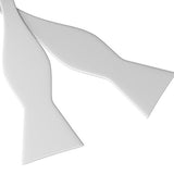 Fly & Dapper Self Bow Tie - Classic Formal Bow Tie for Men - Premium Tux Bowtie - Universal Size, Adjustable Length for Extreme Comfort - Self Tied Bow Tie