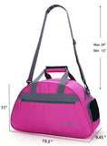 MIER 20" Sports Gym Bag Travel Duffel Bag with Shoes Compartment for Women,Men