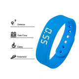 Smart Wristband Non-Bluetooth Pedometer Bracelet Fitness Tracker Smart Watch with Step Calories Counter Distance Time / Date (Simple,No app,No Phone need) for Walking Running