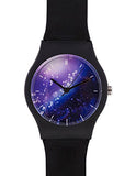 Tonnier Watches Resin Super Soft Band Student Watches for Teenagers Young Girls Starry