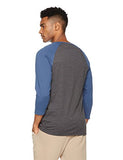 Rebel Canyon Young Men's Long Sleeve Cotton Baseball Henley Top