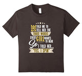 Three Words Girls Want to Hear Yes I Spin Funny T-Shirt