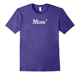 Funny Mom of 3 Kids T-Shirt Mom to the 3rd Power Math