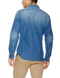 Quality Durables Co. Men's Chambray Button-Up Cabin Shirt
