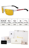 Night Driving Glasses HD Polarized Lens Anti-glare Sunglasses