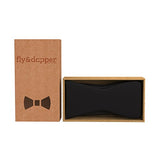 Fly & Dapper Self Bow Tie - Classic Formal Bow Tie for Men - Premium Tux Bowtie - Universal Size, Adjustable Length for Extreme Comfort - Self Tied Bow Tie