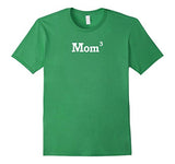 Funny Mom of 3 Kids T-Shirt Mom to the 3rd Power Math