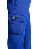 G-Style USA Men's Solid Fleece Cargo Pants