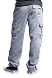 G-Style USA Men's Solid Fleece Cargo Pants