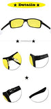 Night Driving Glasses HD Polarized Lens Anti-glare Sunglasses