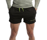 Jed North Men's Fitted Shorts Bodybuilding Workout Gym Running Tight Lifting Shorts