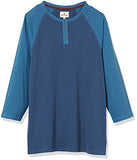 Rebel Canyon Young Men's Long Sleeve Cotton Baseball Henley Top