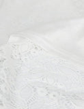 HNNATTA Juniors' Floral Lace 3/4 Sleeve A Line Round Neck Pleated Swing Cocktail Party Dress