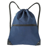 HOLYLUCK Men & Women Sport Gym Sack Drawstring Backpack Bag (White, Purple, Burgundy,Black,Navy Blue,Red,Blue)