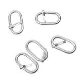 MagiDeal Pack of 5 Stainless Steel Watch Accessory DIY Watch Strap Loop Holder Buckle