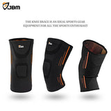 JBM Adult GYM Knee Braces Support Compression Sleeve Patella Wrap Band Knee Stabilizer Safe Pain Relief for Weightlifting Power Lifting Fitness Exercise Badminton Running Climbing Cycling Biking