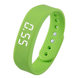 Smart Wristband Non-Bluetooth Pedometer Bracelet Fitness Tracker Smart Watch with Step Calories Counter Distance Time / Date (Simple,No app,No Phone need) for Walking Running