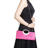 Fashion Road Womens Luxury Evening Wedding Party Purse Clutch Rhinestone Satin Pleated Handbag