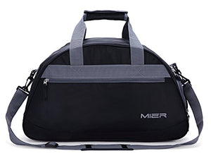 MIER 20" Sports Gym Bag Travel Duffel Bag with Shoes Compartment for Women,Men