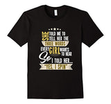 Three Words Girls Want to Hear Yes I Spin Funny T-Shirt