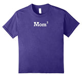 Funny Mom of 3 Kids T-Shirt Mom to the 3rd Power Math