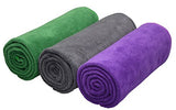 HOPESHINE Microfiber Gym Towels Fast Drying Sports Towel 3-Pack 16inch X 32inch