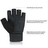 Trideer Workout Gloves, Full Palm Protection & Extra Grip, Gym Gloves for Weight Lifting, Training, Fitness, Exercise (Men & Women)