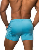 Jed North Men's Fitted Shorts Bodybuilding Workout Gym Running Tight Lifting Shorts