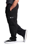 G-Style USA Men's Solid Fleece Cargo Pants