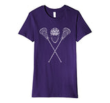 Lacrosse LAX Word Cloud T-Shirt