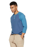 Rebel Canyon Young Men's Long Sleeve Cotton Baseball Henley Top