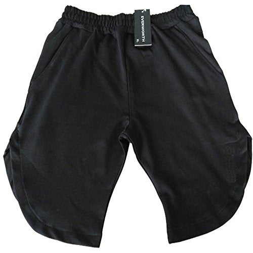 Men's Gym Workout Shorts Running Short Pants Fitted Training Bodybuilding Jogger With Zipper Pockets 3 Colors