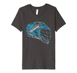 Lacrosse Helmet LAX Word Cloud T-Shirt
