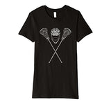 Lacrosse LAX Word Cloud T-Shirt