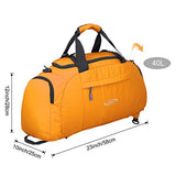 G4Free 3-Way Travel Duffel Backpack Luggage Gym Sports Bag with Shoe Compartment