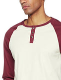 Rebel Canyon Young Men's Long Sleeve Cotton Baseball Henley Top