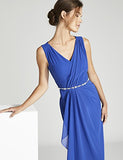 The Cambridge Collection Women's Chiffon Gown with Beaded Waistline