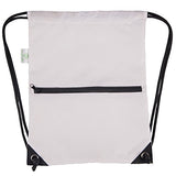 HOLYLUCK Men & Women Sport Gym Sack Drawstring Backpack Bag (White, Purple, Burgundy,Black,Navy Blue,Red,Blue)