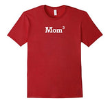Funny Mom of 3 Kids T-Shirt Mom to the 3rd Power Math
