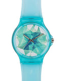 Tonnier Watches Resin Super Soft Band Student Watches for Teenagers Young Girls Starry