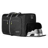 G4Free 3-Way Travel Duffel Backpack Luggage Gym Sports Bag with Shoe Compartment