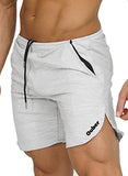 Ouber Men's Bodybuilding Lifting Gym Workout Sweat Shorts