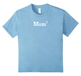 Funny Mom of 3 Kids T-Shirt Mom to the 3rd Power Math