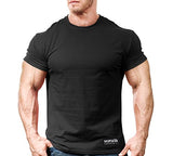 Monsta Gym Wear Classic Workout T-Shirt Black