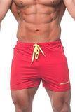 Jed North Men's Fitted Shorts Bodybuilding Workout Gym Running Tight Lifting Shorts