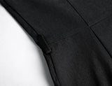 MUXXN Women's Audrey Hepburn 1960s Half Sleeve Belt Formal Work Dress