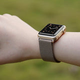 Lelong for Apple Watch Band 38mm 42mm,Milanese Loop Fully Magnetic Clasp Stainless Steel Mesh iWatch Band for Apple Watch Series 3 Series 2 Series 1 Sport & Edition