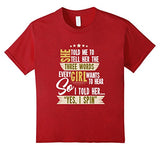 Three Words Girls Want to Hear Yes I Spin Funny T-Shirt