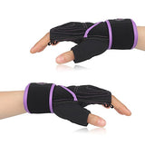 Trideer Womens Weight Lifting Gloves For Callus And Blister Protection, Breathable & Anti-slip, Padded Gym Gloves For Powerlifting, Cross Training - Available in Black, Pink, Purple (Pair)