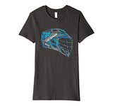 Lacrosse Helmet LAX Word Cloud T-Shirt